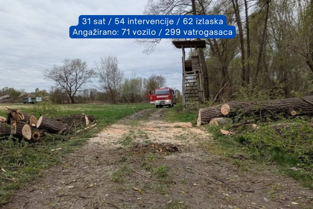 Čak 54 intervencije u 31 sat neprekidnog rada